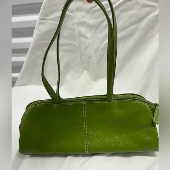 Franco Sarto Green Leather Handbag - Picture 4 of 8